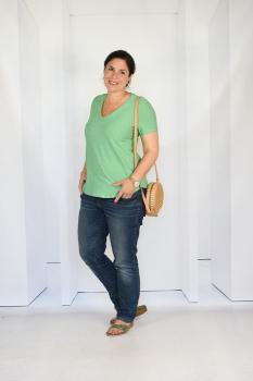 Nähbeispiel Basic T-Shirt lillesol women No. 56